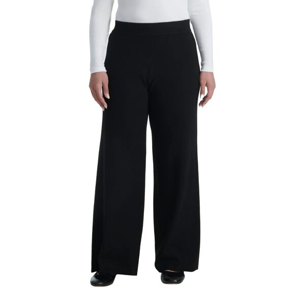 Splendid Women's Wide Leg Soft Pullon Pants (Black, S) - Picture 1 of 3